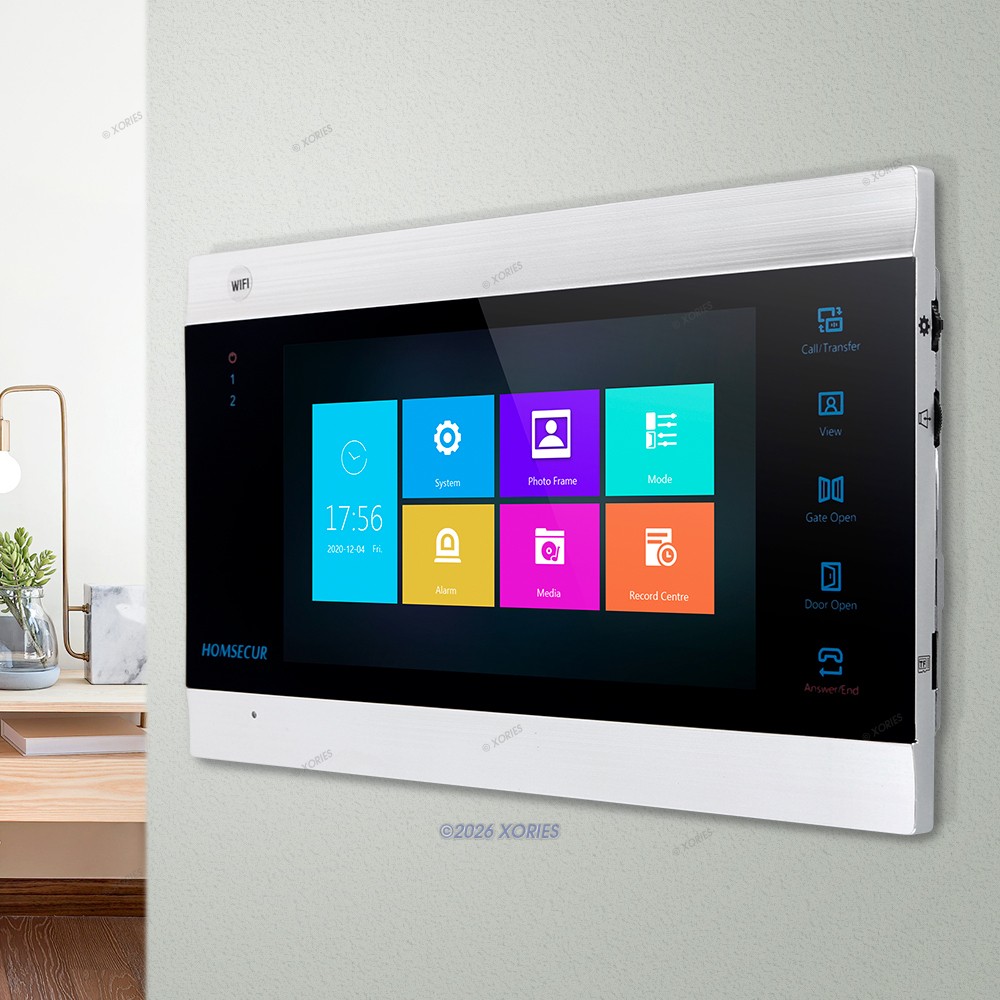 HOMSECUR BM705WF Monitor with Motion Detection for HDK Series Doorphone Intercom