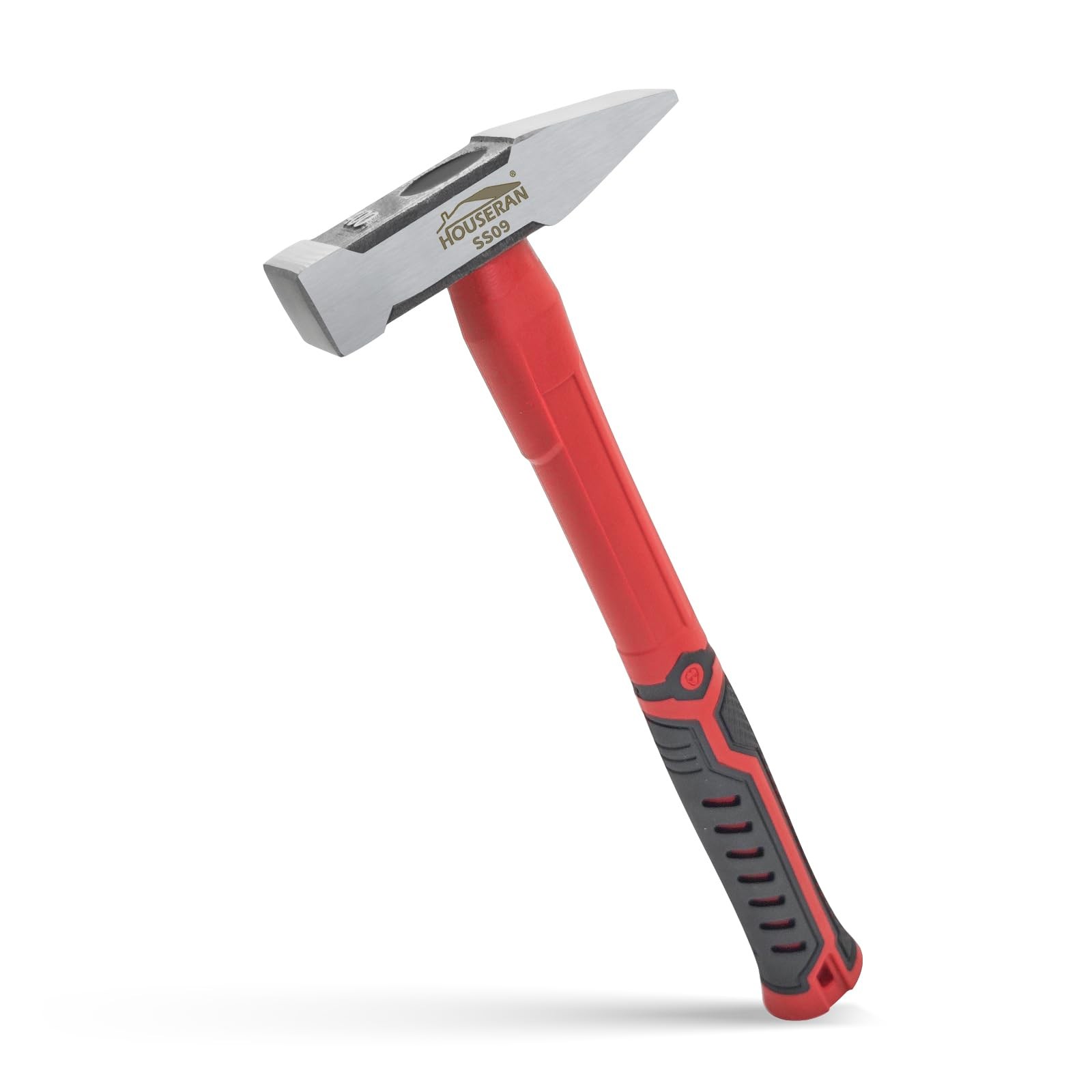 HOUSERAN Engineer Hammer, Sheet Metal Hammer 400g, Cross Peen Hammer With Non...