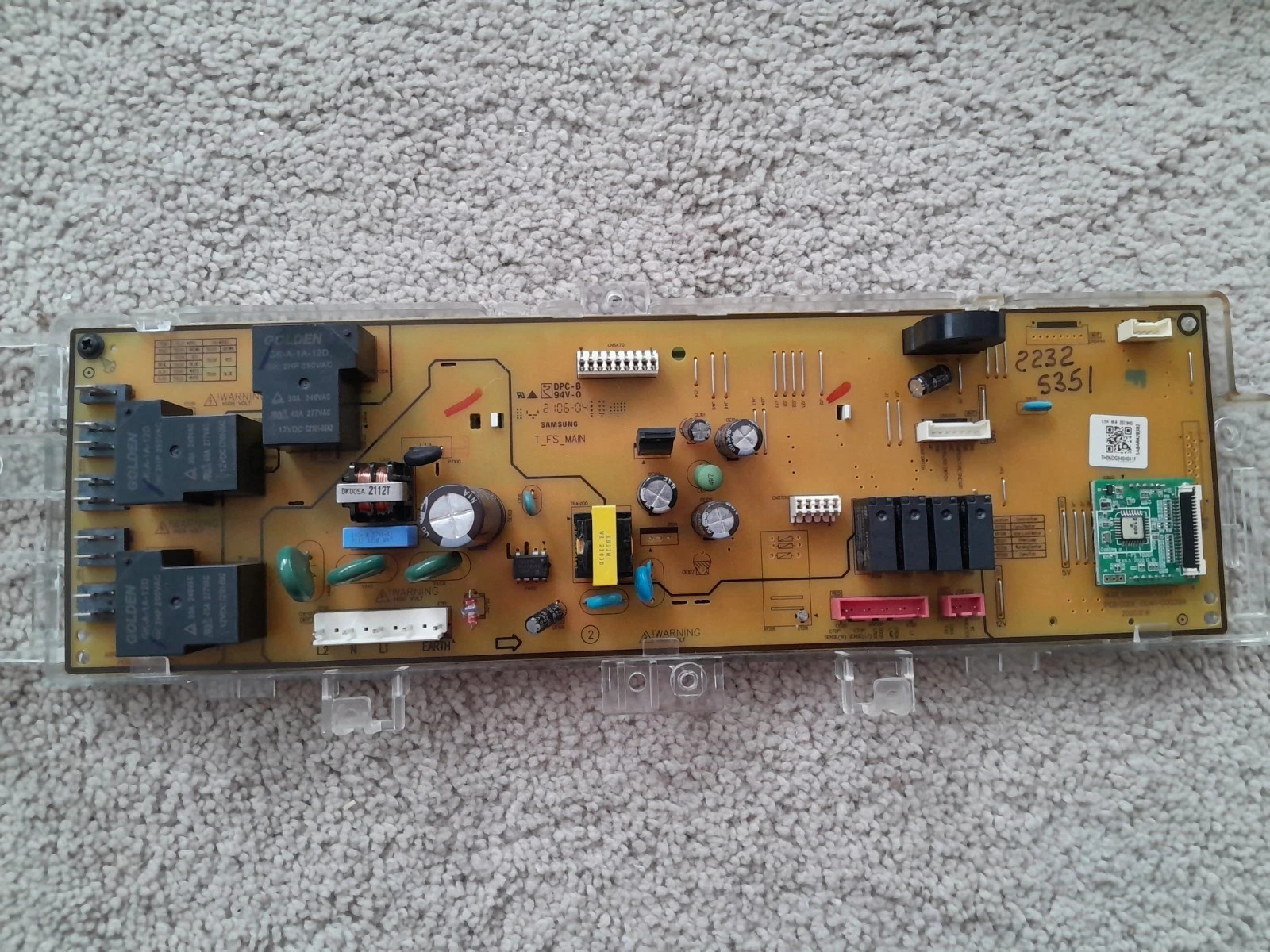 DG94-04041F Samsung Range Oven Control Board