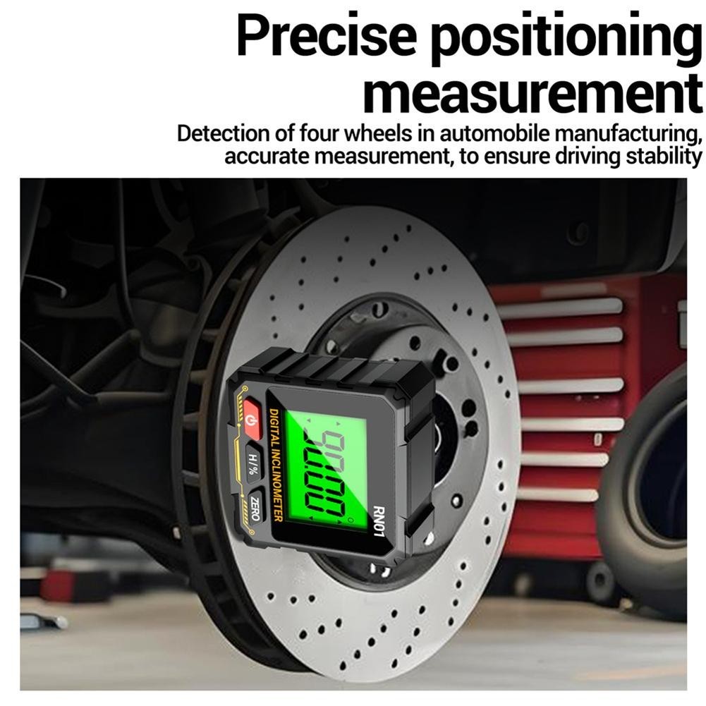 Digital Angle Meter RN01 for Measuring with LCD Backlit Screen and Data Hold