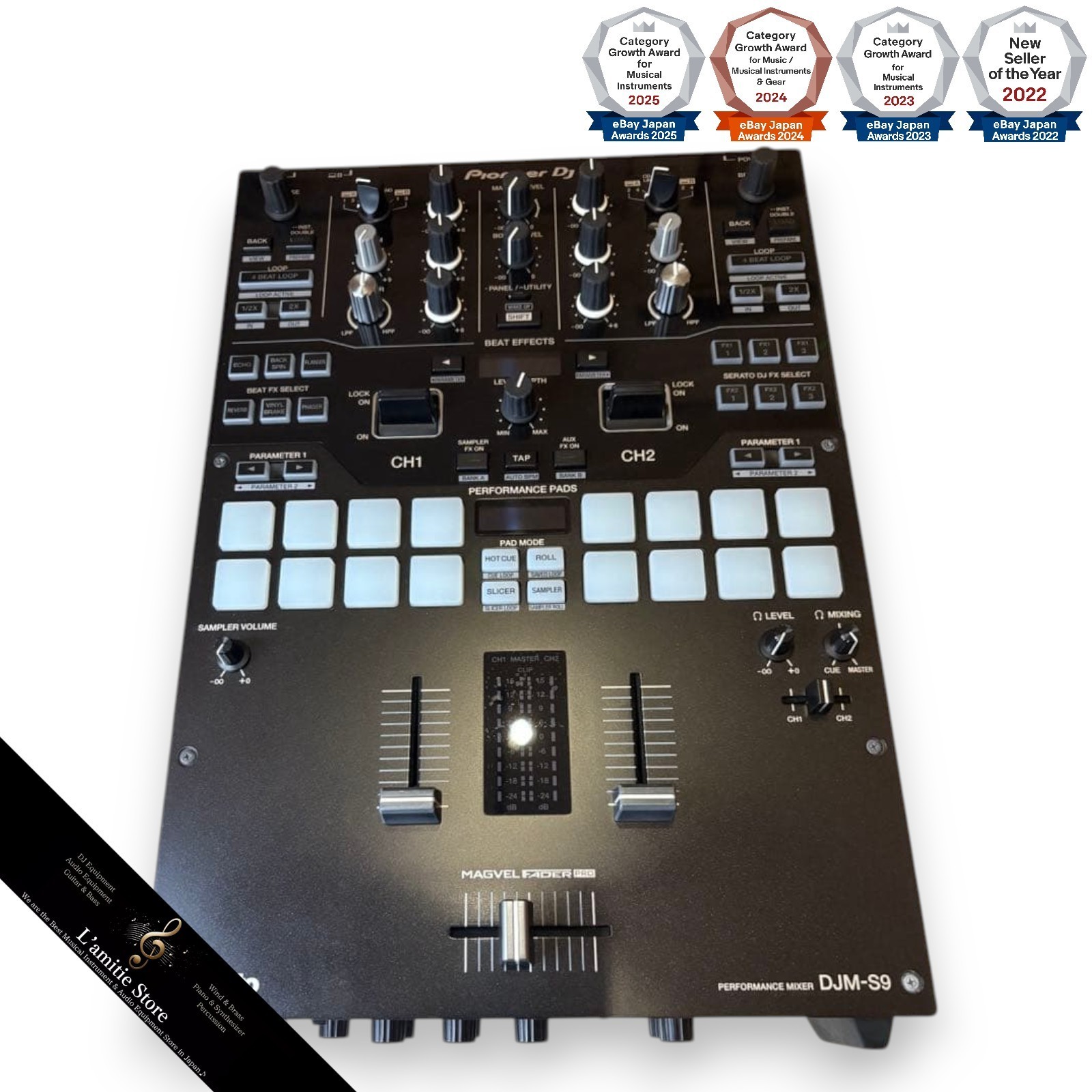 Pioneer DJM-S9 Performance Battle DJ Mixer Serato 2-Channel 2ch DJMS9 High-end