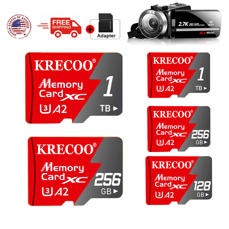 Micro SD Card 32GB 64GB 128GB 256GB 1TB TF Class 10 for Smartphones Tablets Lot