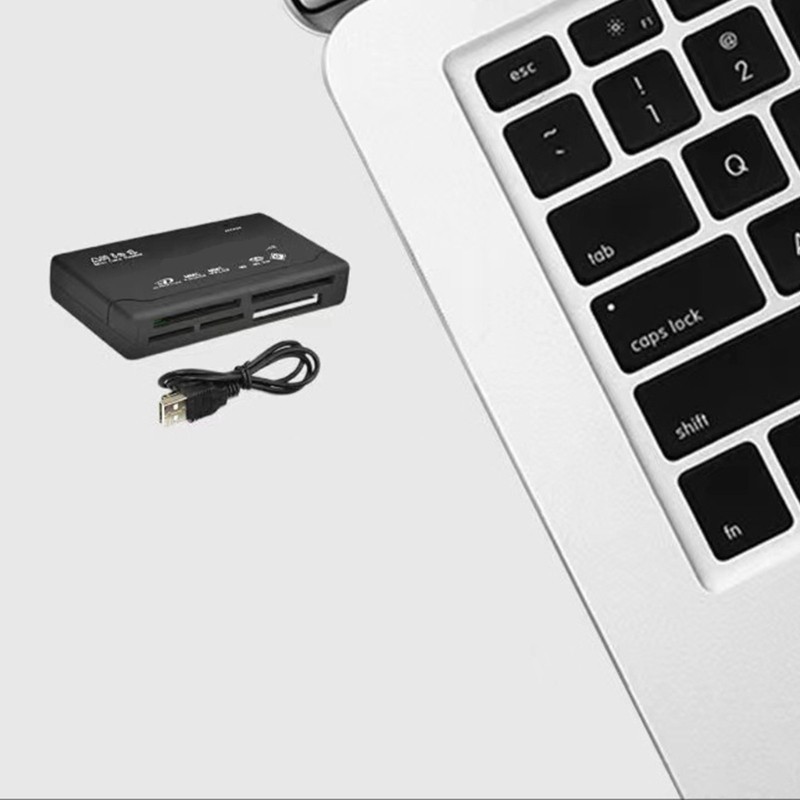 USB 2.0 Multi Memory Card Reader Adapter High Speed for SD MicroSD CF xD MS PC