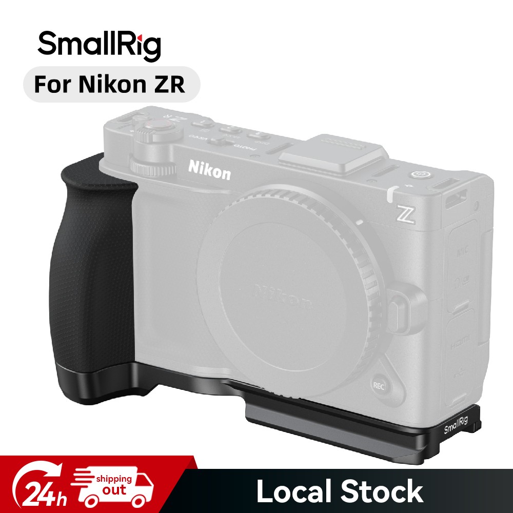 SmallRig L-Shaped Mount Plate with Silicone Handle for Nikon ZR 5466
