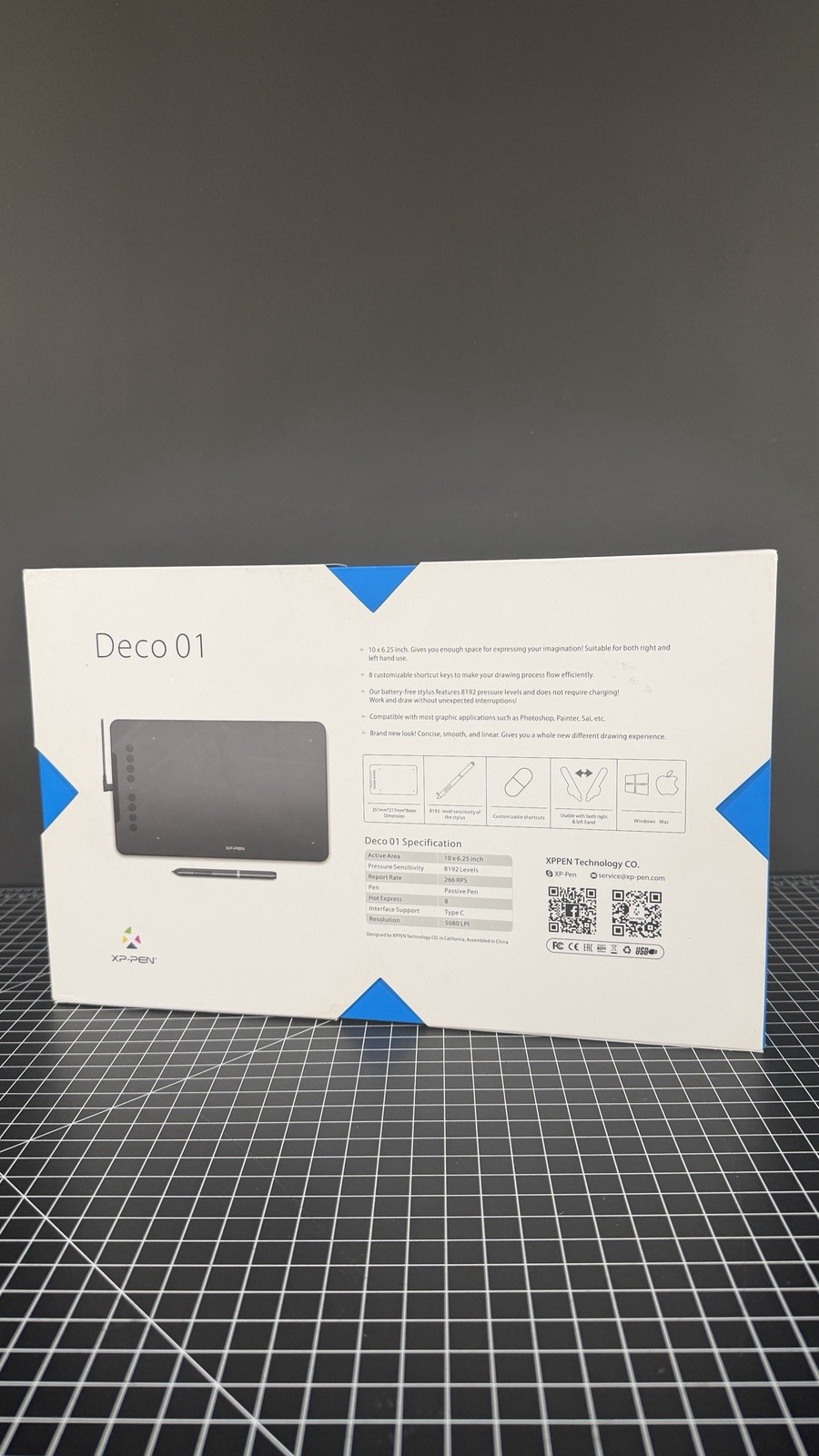 XP-Pen Deco 01 Graphics Drawing Tablet