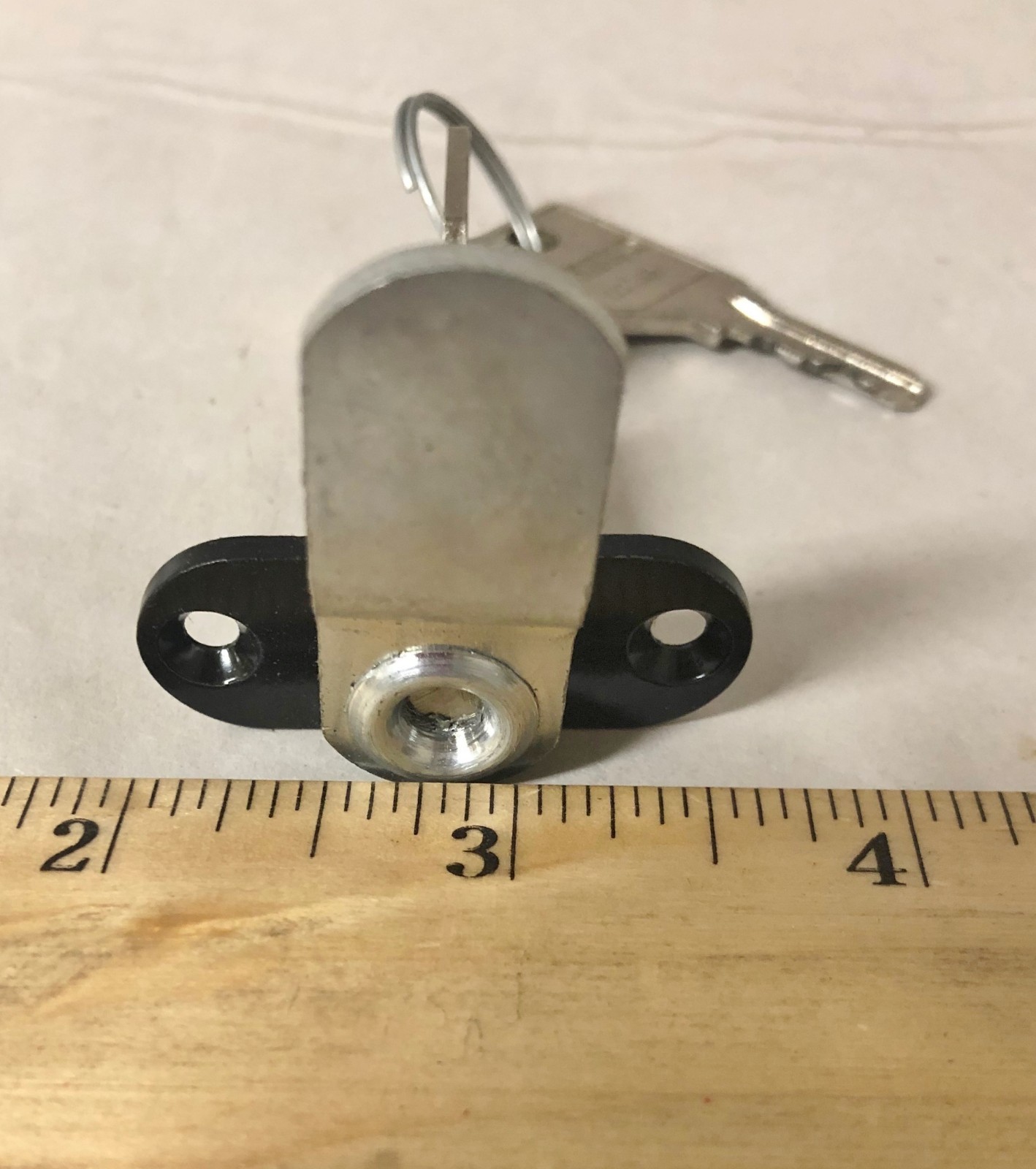 Wesko Cam Lock Black 2-keys per lock Random key numbers #9606