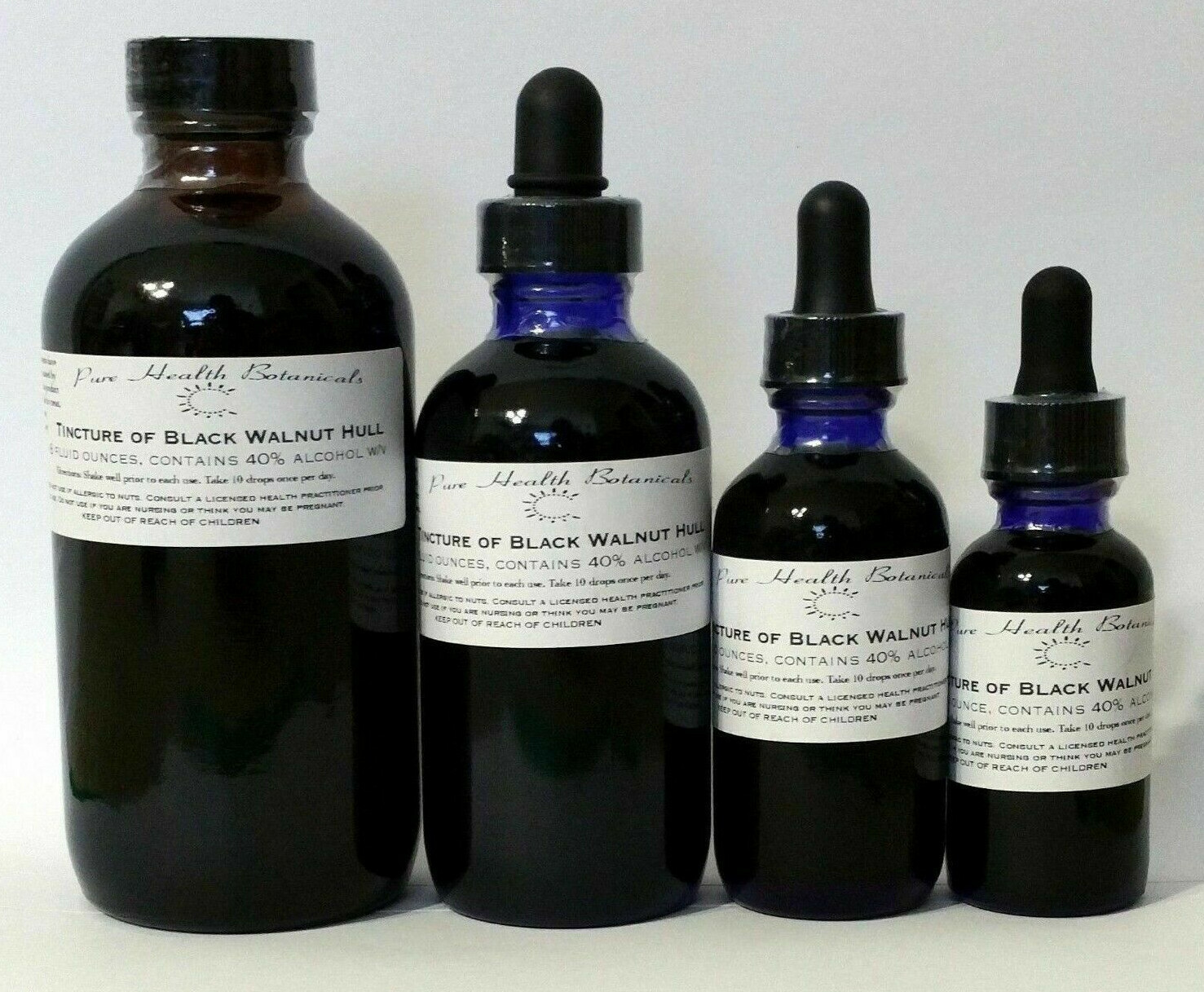 Black Walnut Hull Tincture, Extract, Multiple Sizes, Highest Quality