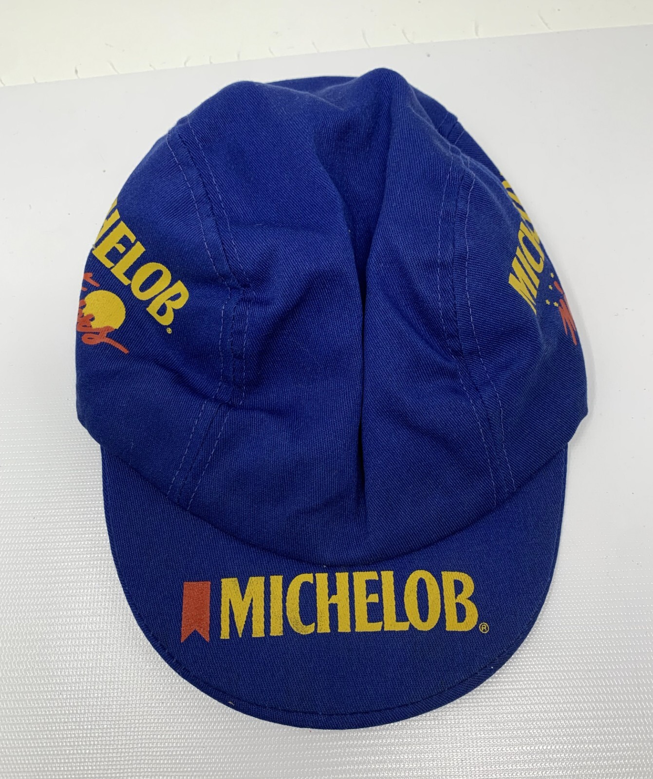 Vintage Michelob Night Riders Cycling Cap Made in USA