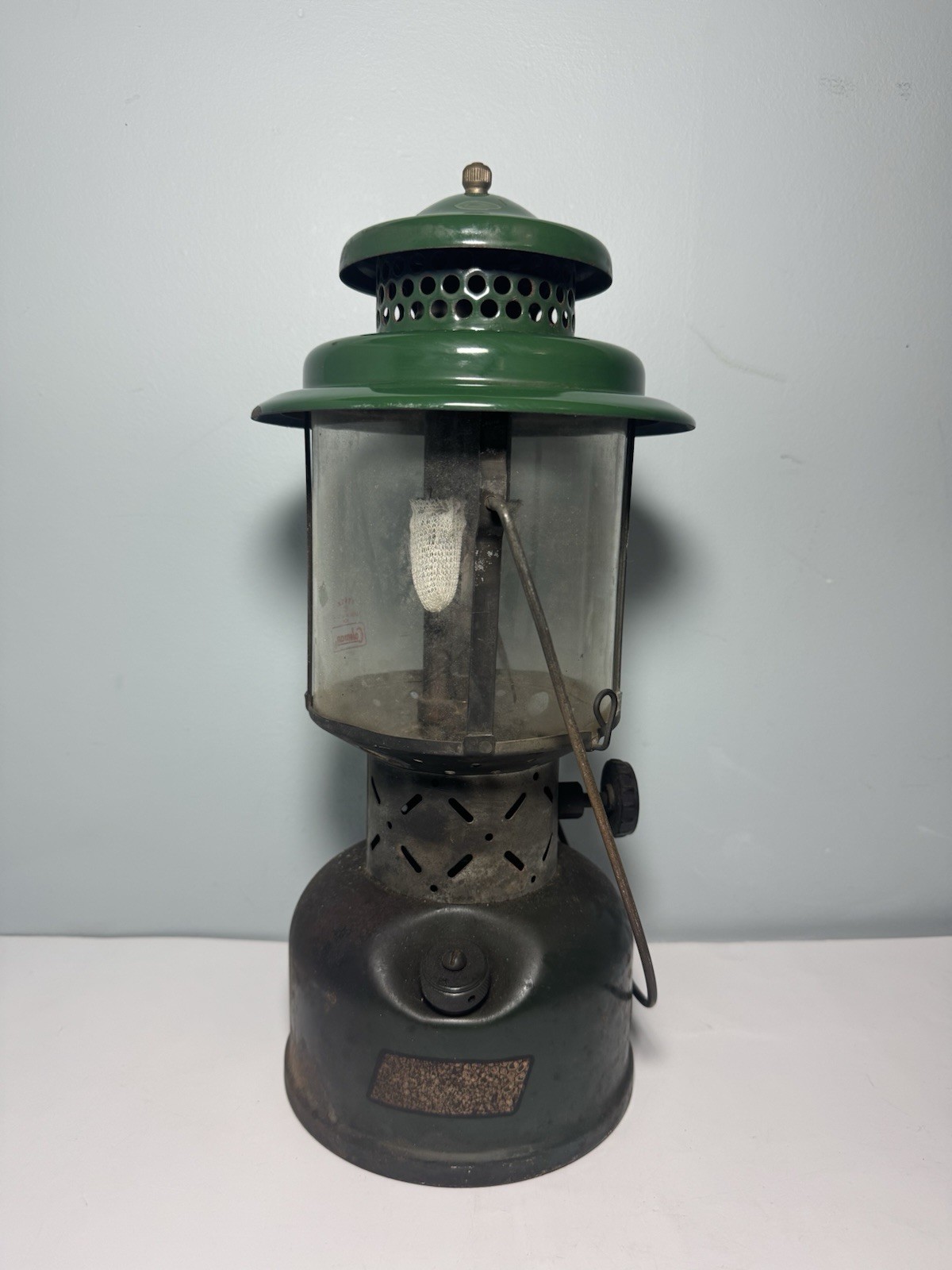 Vintage Coleman Lantern Kerosene Gas Model 220E 6/1959 Double Duel Mantle USA