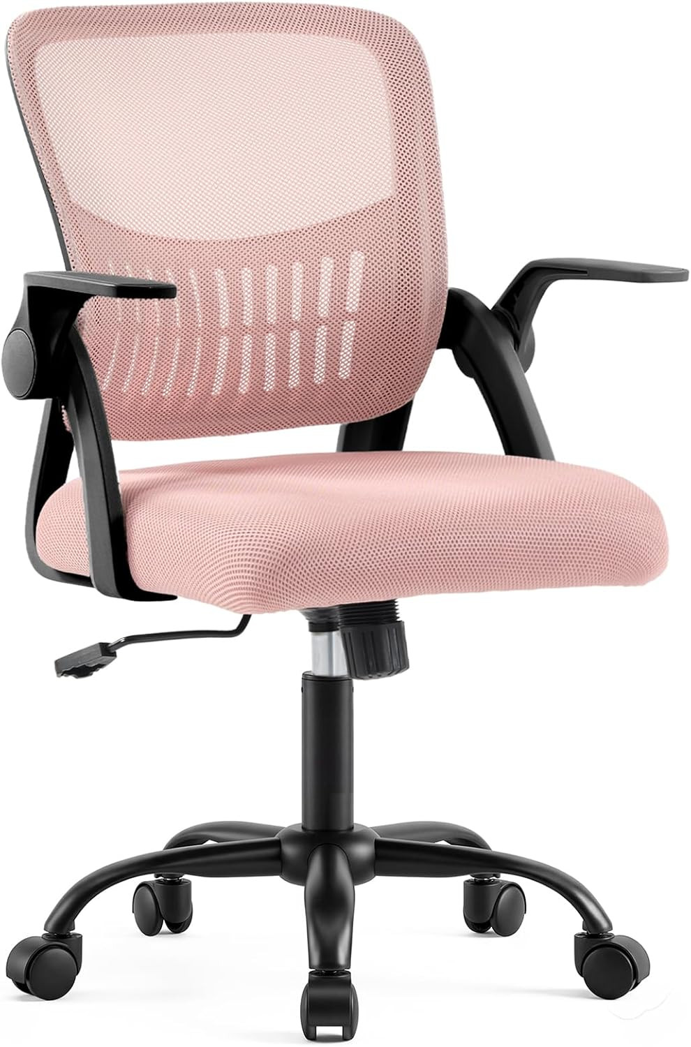 Home Office Desk Chair - Ergonomic Computer Mesh Chair with Lumbar Support & Roc