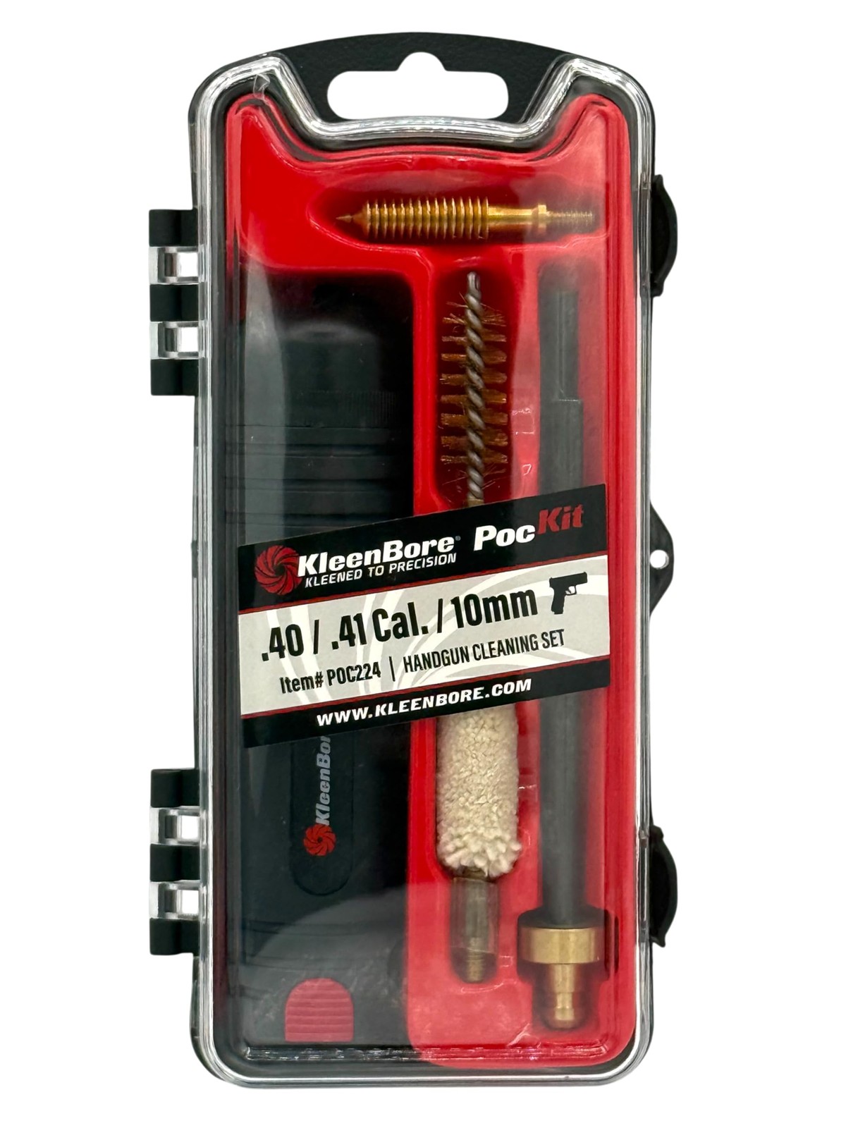 Kleenbore PocKit Handgun Cleaning Set .40/.41/10mm BLK 1010052