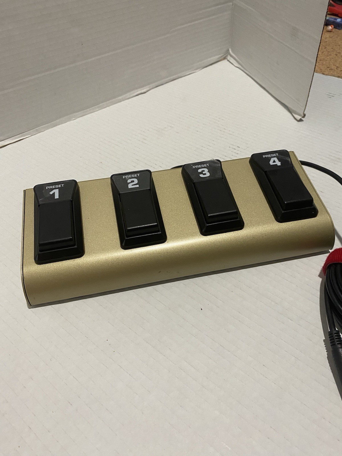 Behringer FS 114 foot pedal Control with 4 pre set buttons