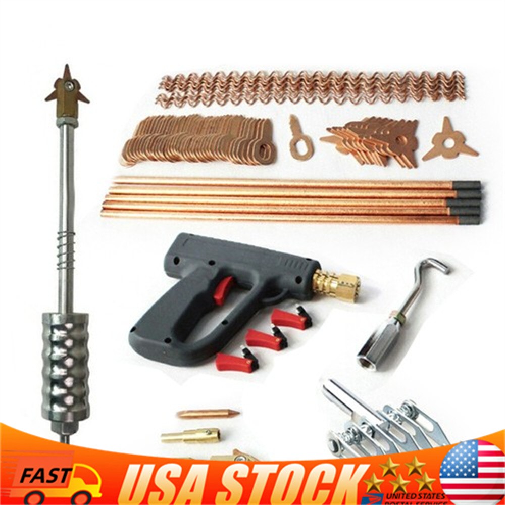 Electric Stud Welder Gun Spot Dent Puller Welding Hammer Car Repair Machine USA