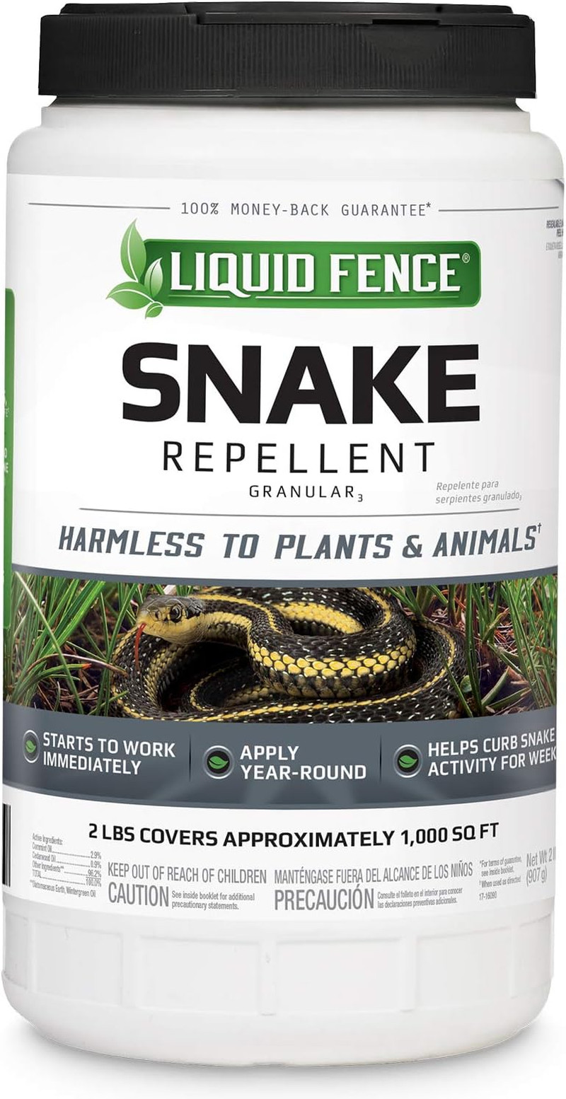 Snake Repellent Granules, Safe around Kids and Pets When Used & Stored as Direct