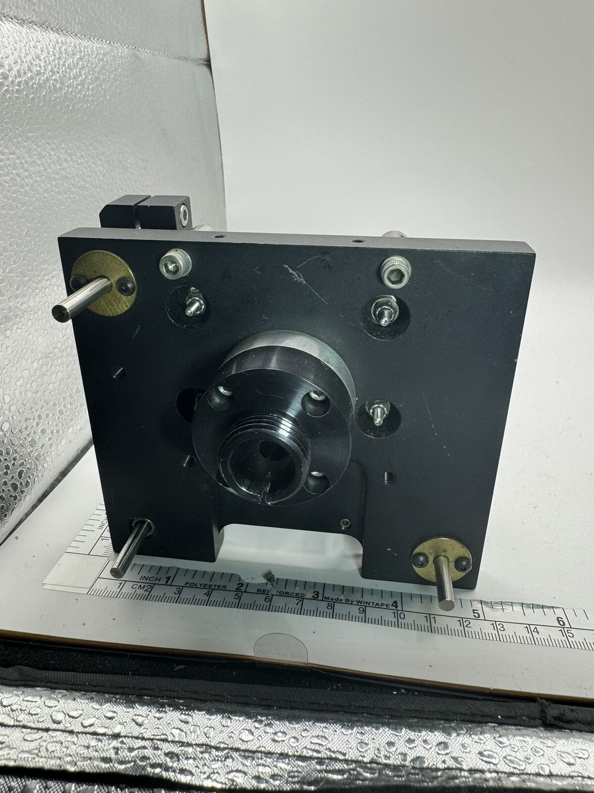 Vintage Laser Cavity Cap w/ adjustable holder from closed college lab