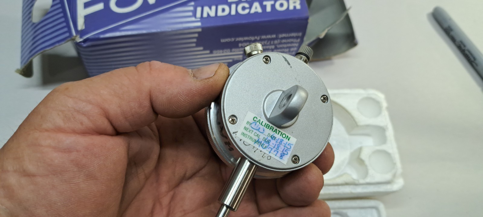 Fowler 52-520-110-0, Adg Dial Indicator With 0-1 Measuring Range (60203)