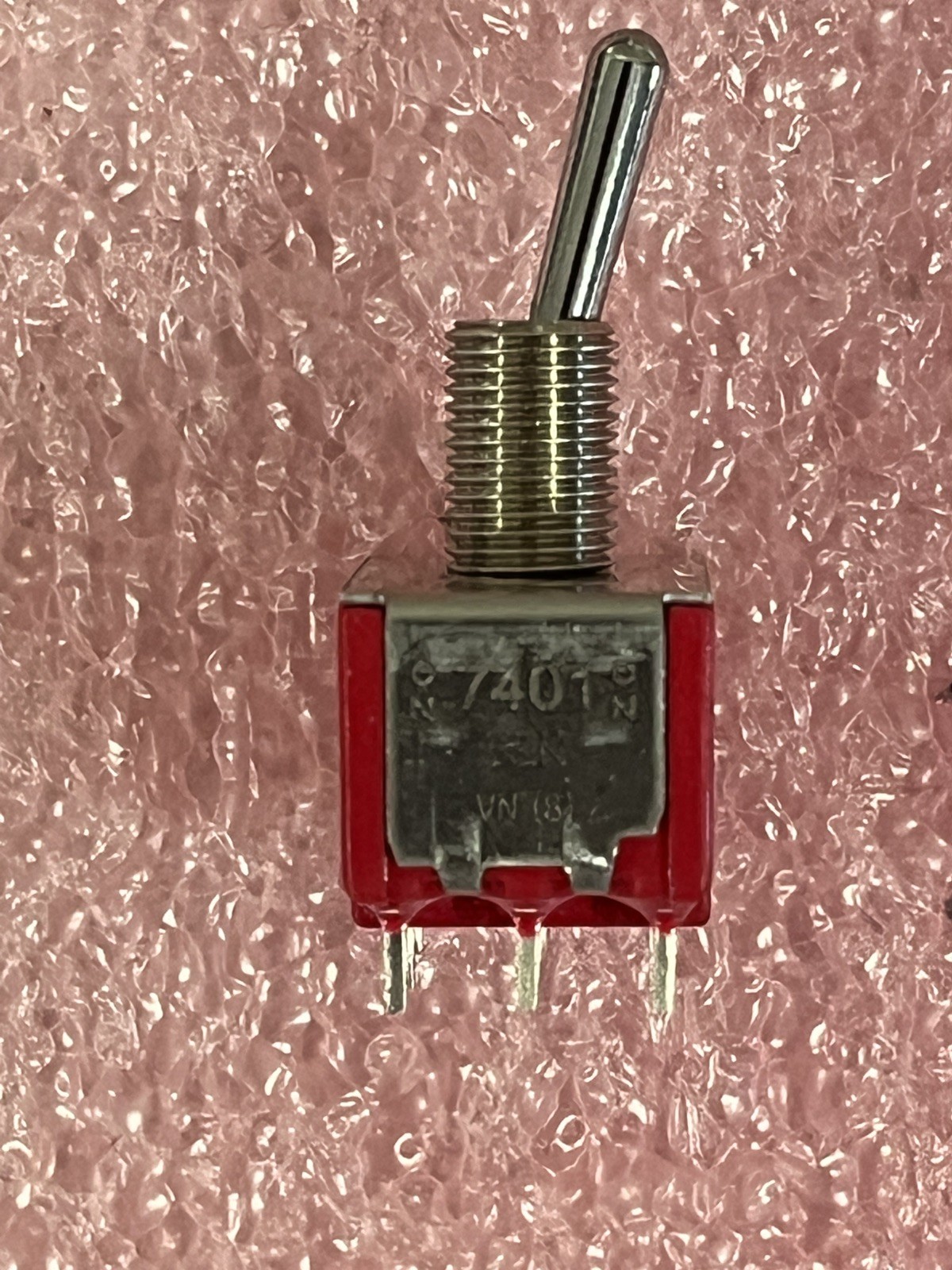 7401SYZQE 4PDT 5A 120V TOGGLE SWITCH C&K (LOT OF 1)