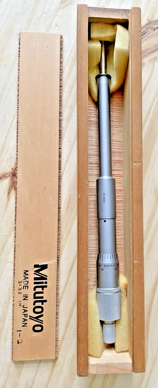 Mitutoyo 146-133 Groove Micrometer 0-2”
