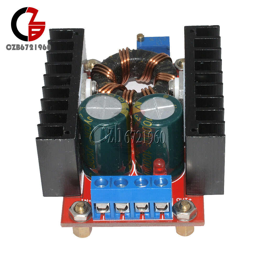 2PCS DC-DC Boost Converter 10-32V to 12-35V 6A Step Up Power supply module 150W