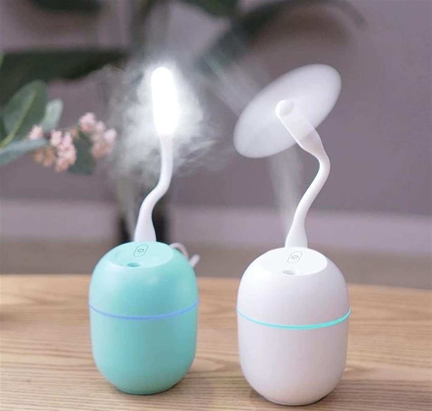 220ml Portable USB Mini Humidifier with Night Light for Car Home Travel Office