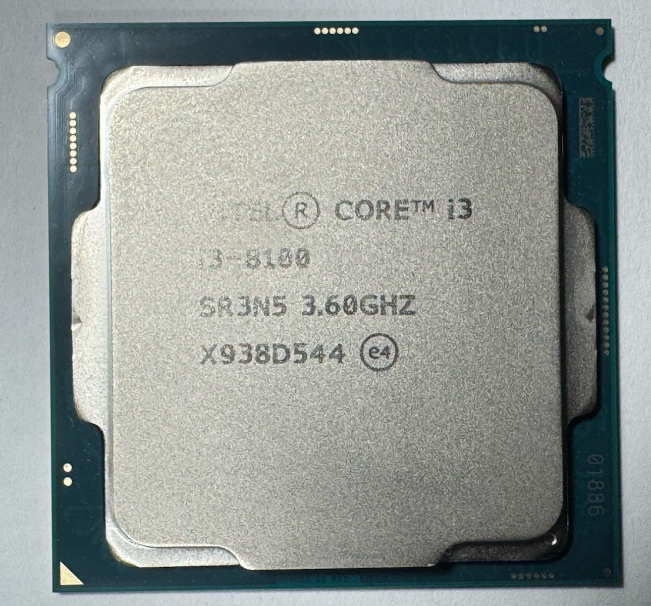 Intel SR3N5 i3-8100 3.6GHz 6MB Cache Quad Core Processor