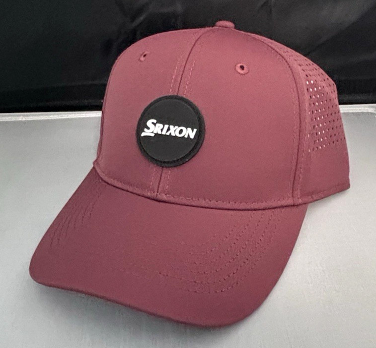 SRIXON Circle Performance Golf Hat Snapback NEW Dark Red