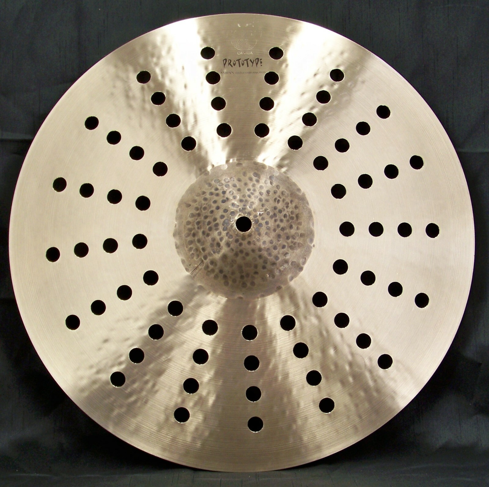 Sabian Prototype HHX 16" Aero Crash Cymbal/New-Warranty/737 Grams/RARE