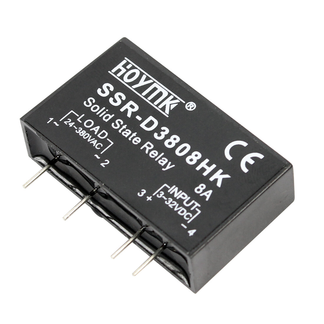 New PCB Dedicated with Pins Hoymk SSR-D3808HK 8A DC-AC Solid State Relay SSR