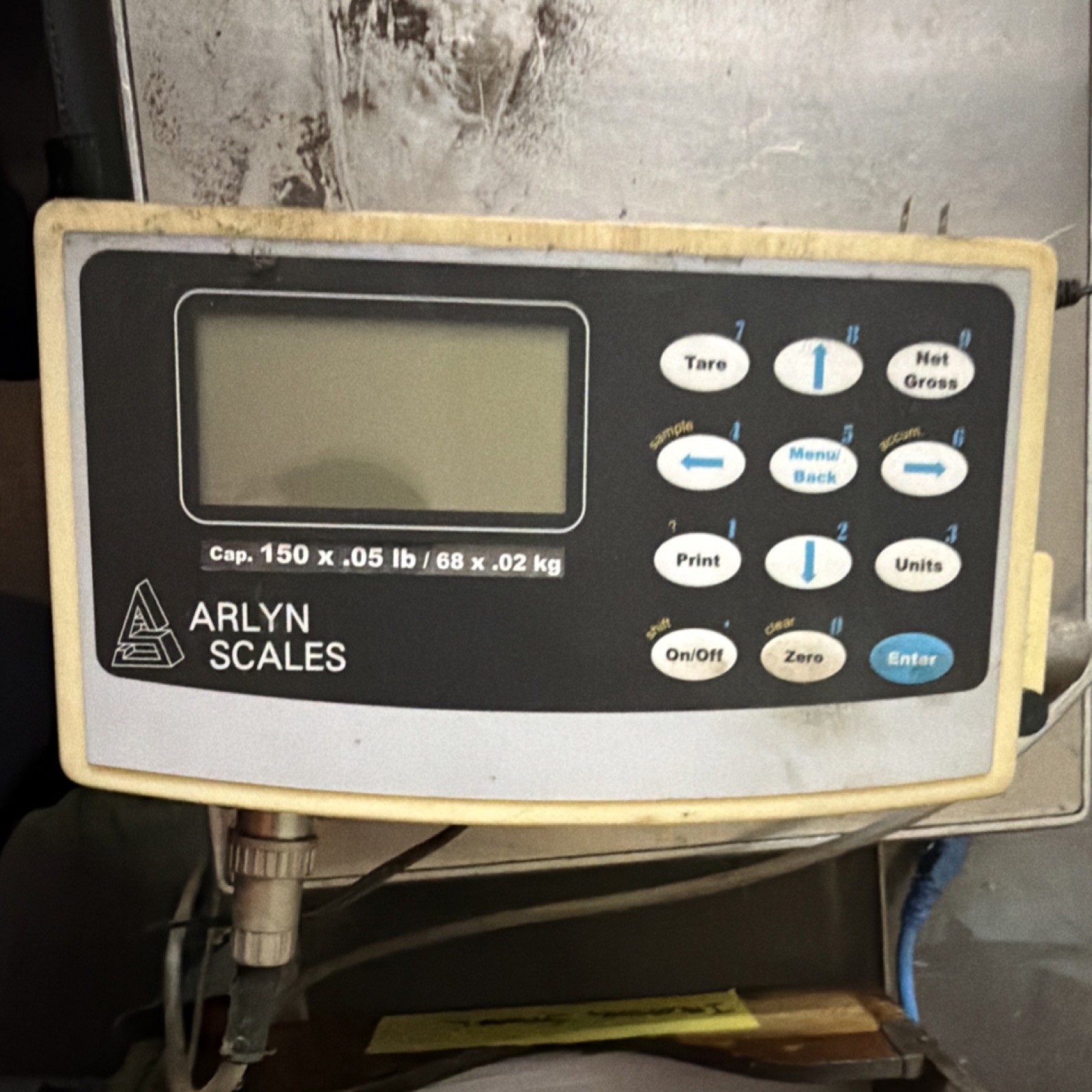 Arlyn Scales Tabletop Scale Digital Display Tare Print Units Zero On/Off