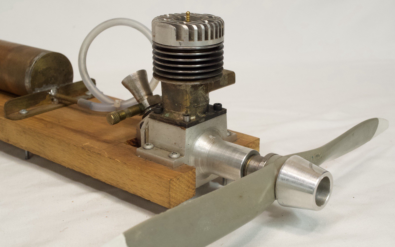 VTG 1950s? Super Tigre G20 Model Airplane Engine Modified Bench Test Stand