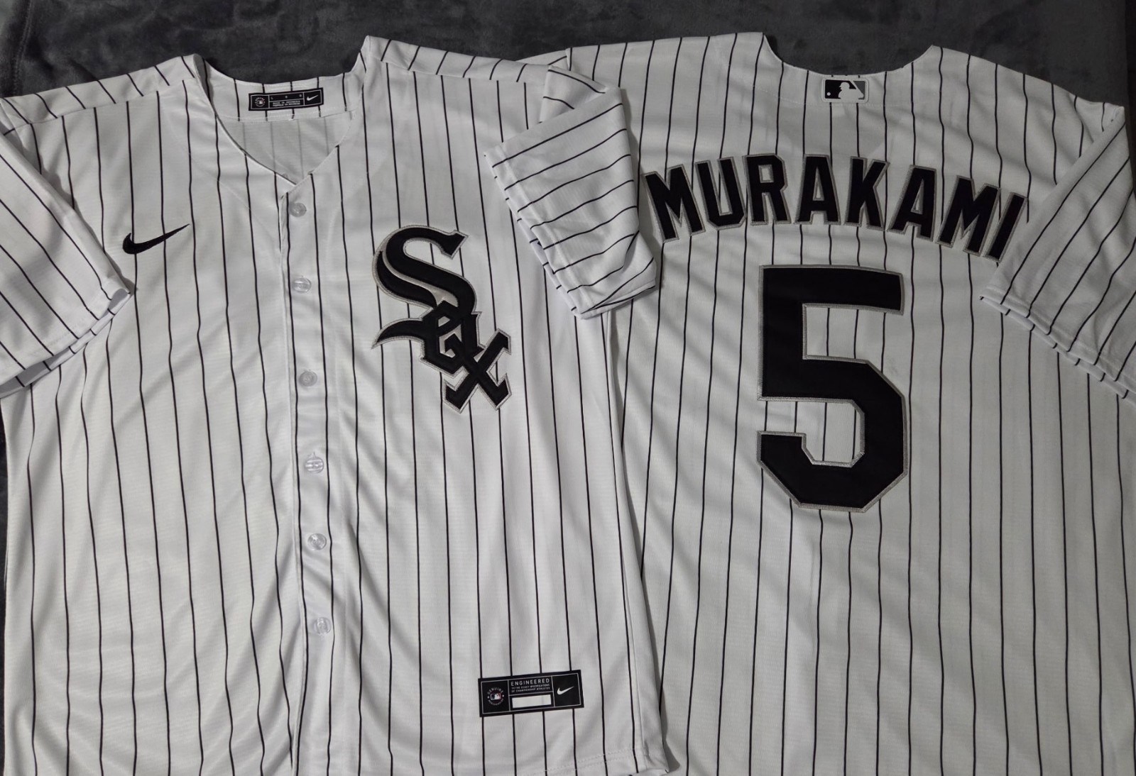 Fast Free Shipping! Large Munetaka Murakami Chicago White Sox Stitched Jersey 5