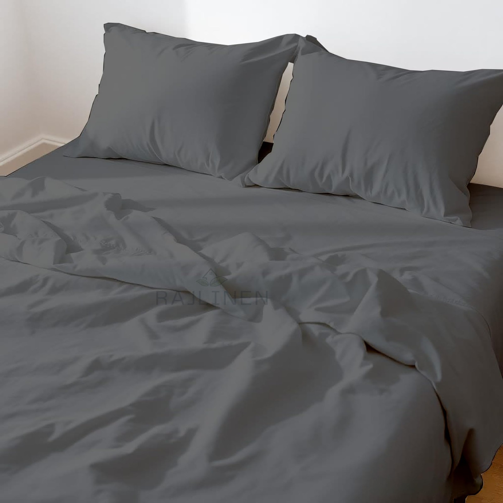 Queen Waterbed Sheets Set, Cotton, Fits Up to 16 Inch Deep Pockets, Attached ...