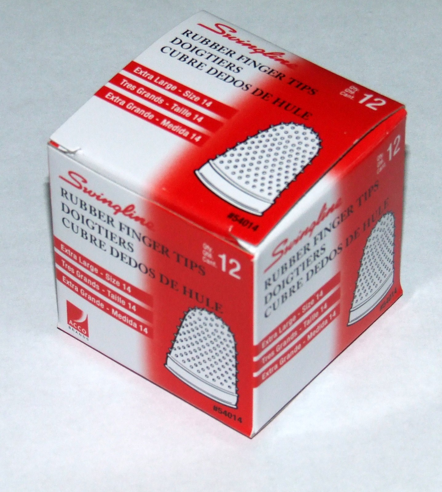 Rubber Finger Tips (Thimbles), Size-14 (Extra Large), Count=12, Free Shipping*