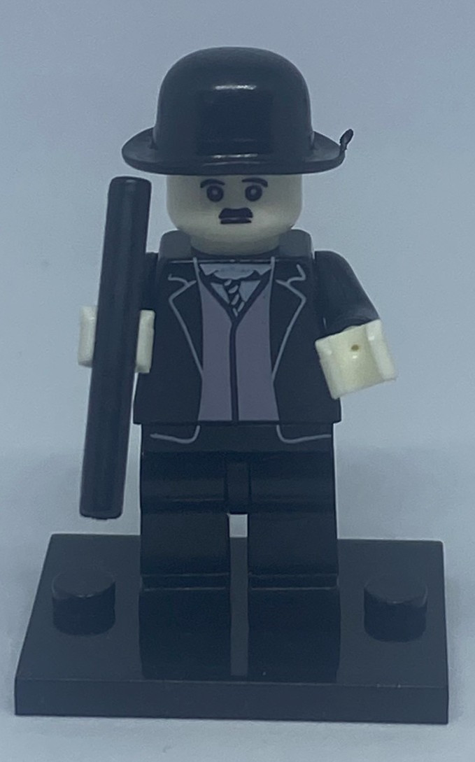 Charlie Chaplin Custom  Minifigure  Brick Block Figure