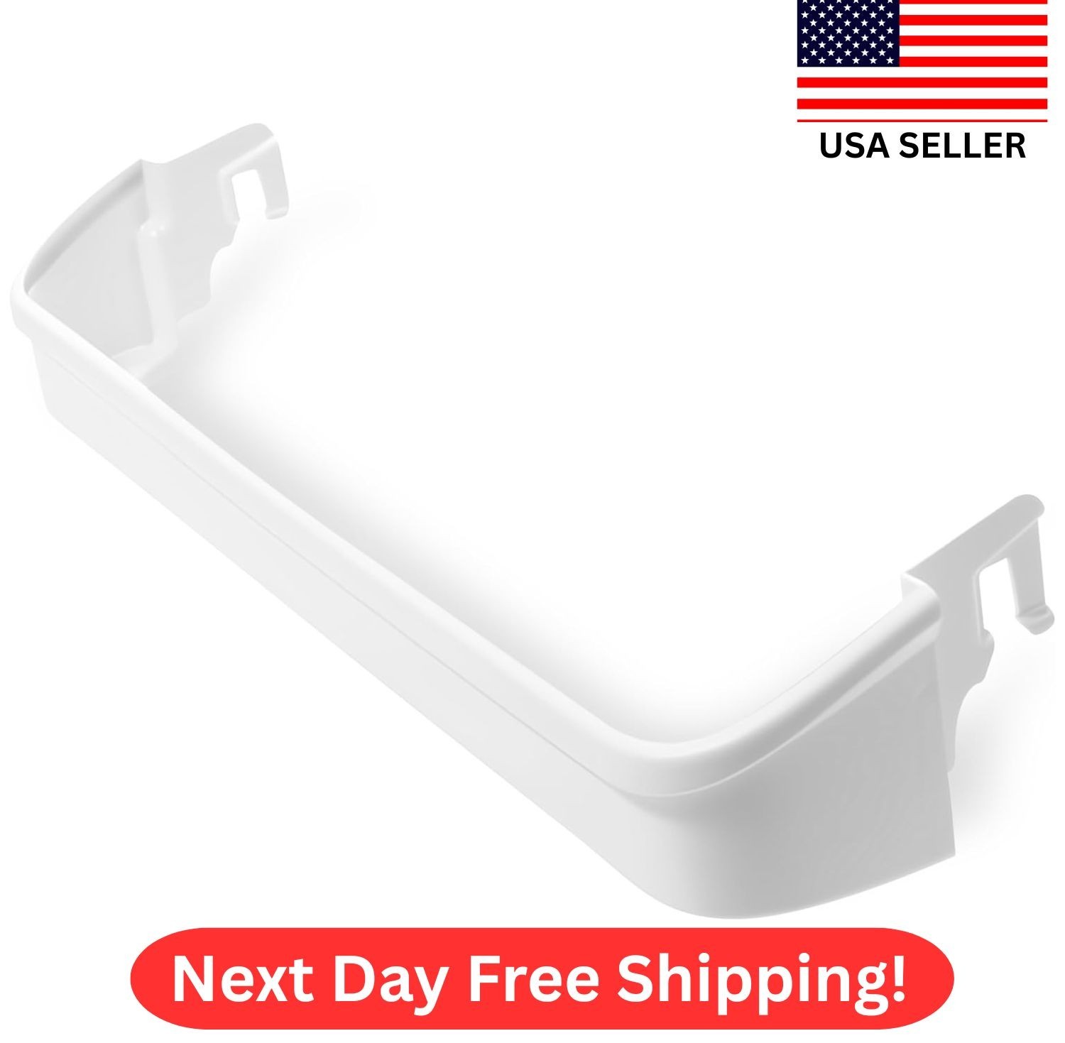 240338001 Door ( Top ) Bin Shelf for Frigidaire or Kenmore Refrigerator