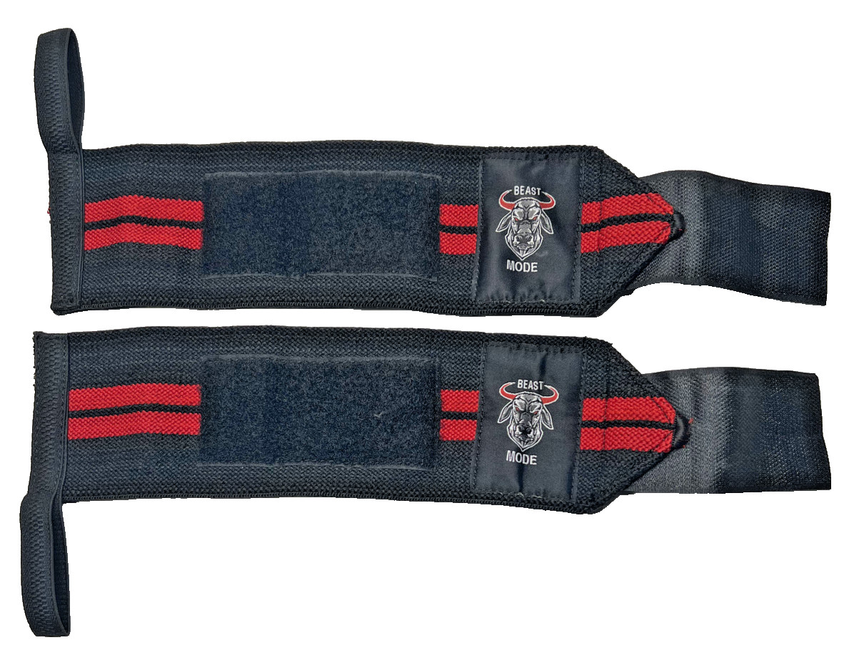 WRIST WRAPS / WRIST STRAPS / TUFF BULL Heavy Duty Wrist Straps  12 INCHES