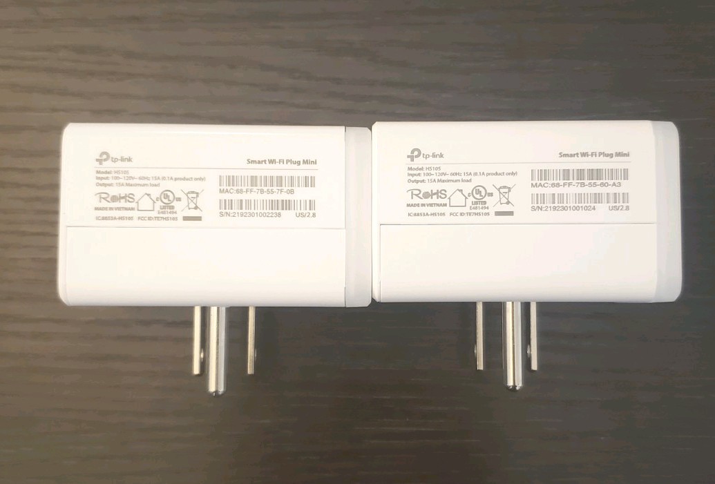 TP-Link Kasa Smart Wi-Fi Plug Mini with Homekit 2-Pack - White