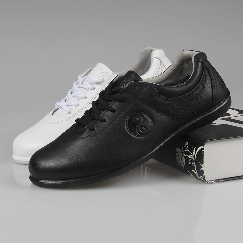 Genuine Leather Upset Kung Fu Tai Chi Shoes Martial Art Shoes Wushu Sport