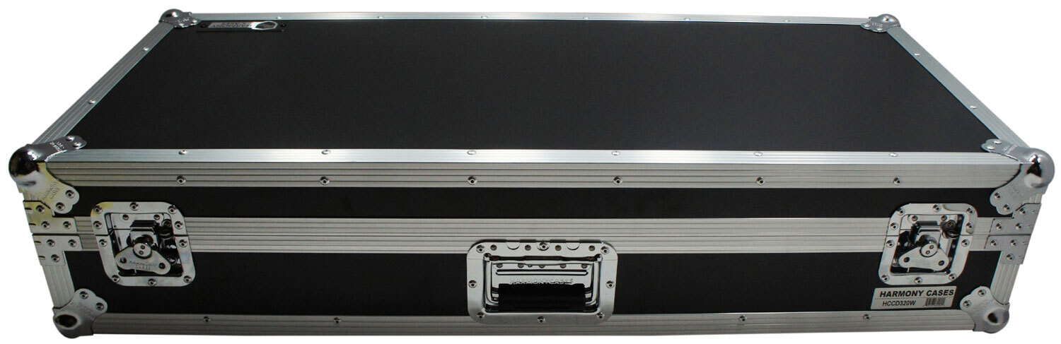 Harmony HCCD320W 320 Jewel or 960 Sleeve CD Transport Road Travel Case Wheels