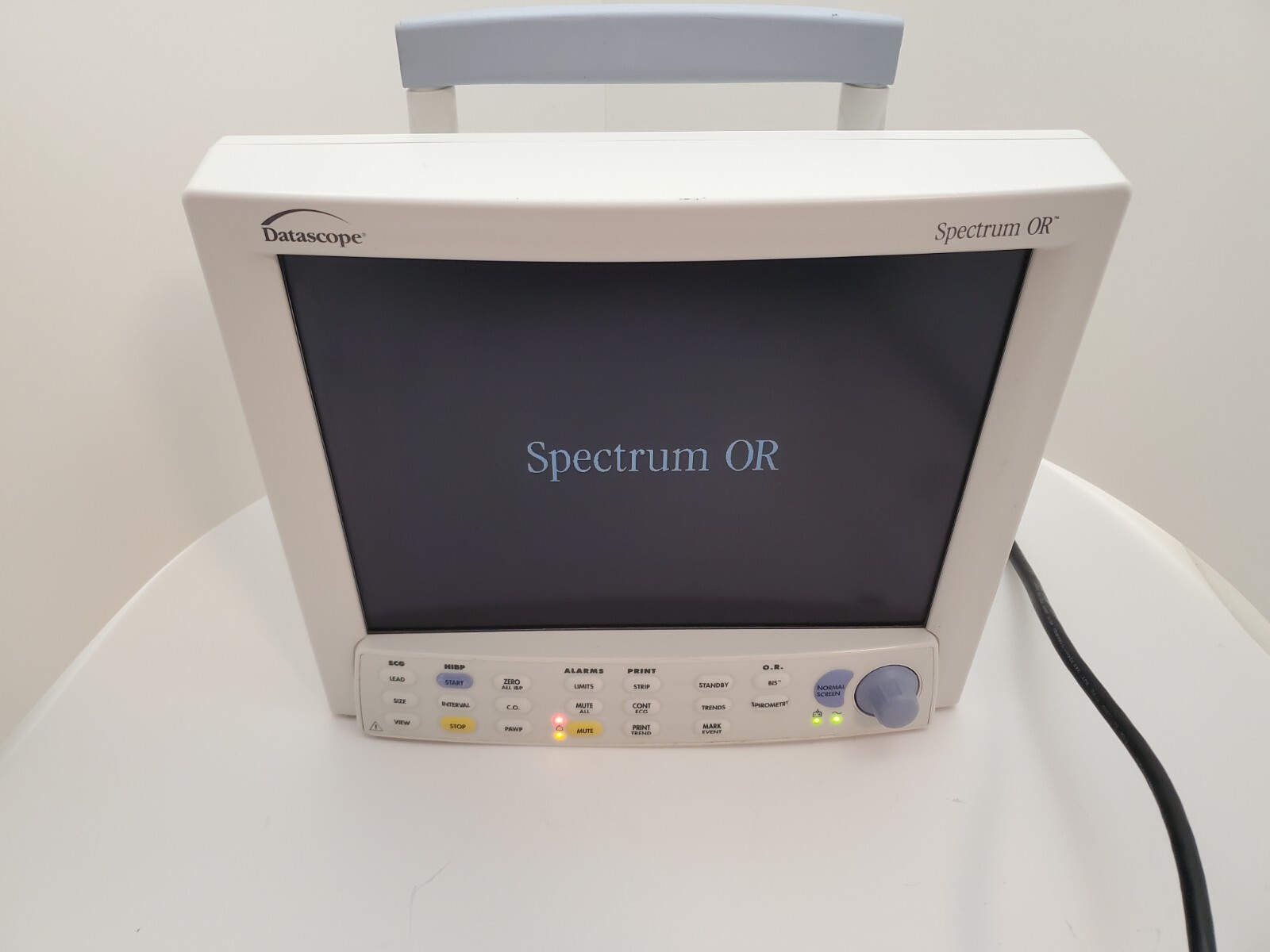 Datascope Spectrum OR Monitor Temp, DEFIB, NiBP, Sp02, ECG, Printer 0998-00-1500
