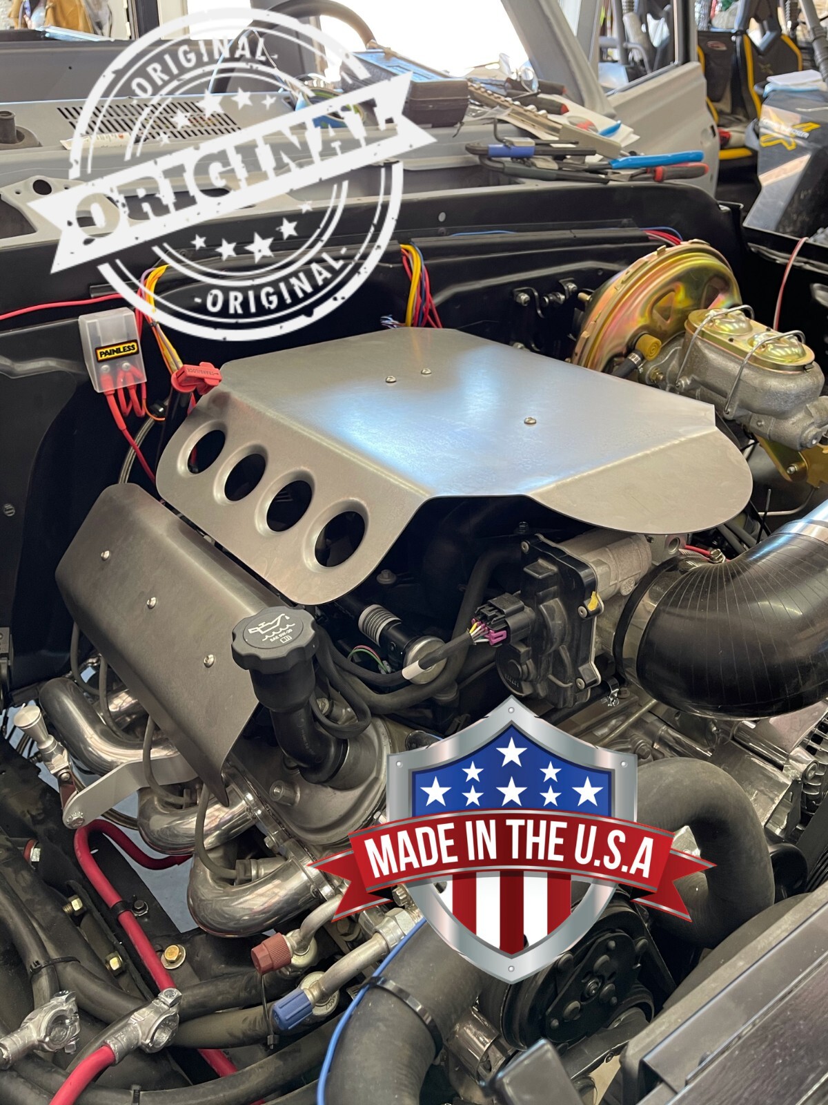 99-07  *FREE LSX* GEN 3 CUSTOM LS ENGINE COVER 4.8 , 5.3 , 6.0, 6.2 truck intake