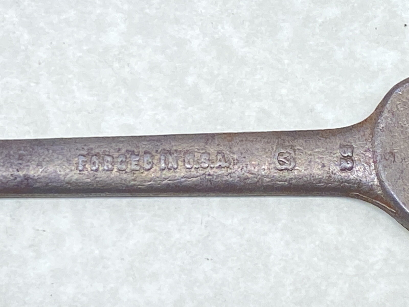 Vintage Vlchek  (marked with a V and shield) Machinist Wrench