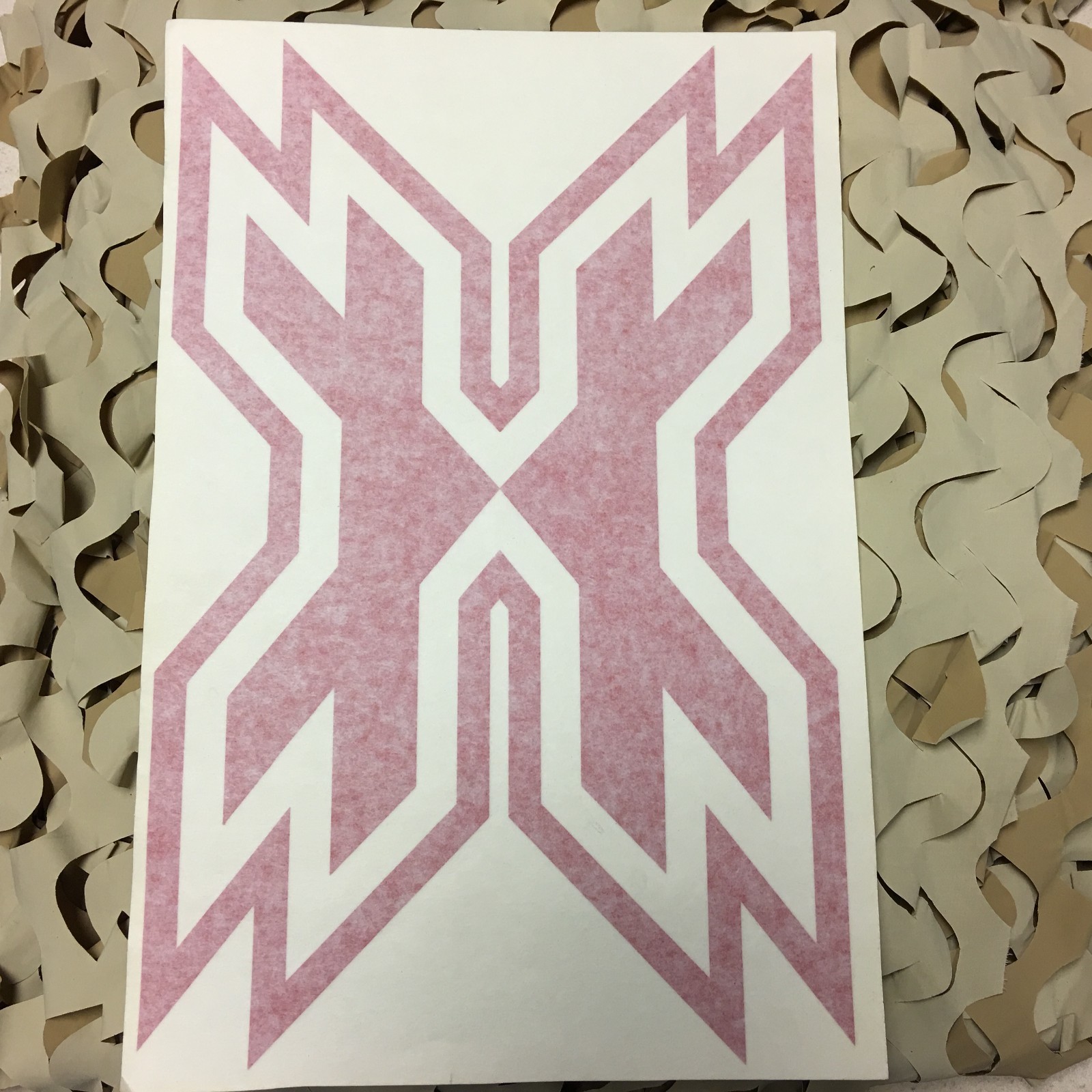 NEW HK Army Icon Car Sticker - Red