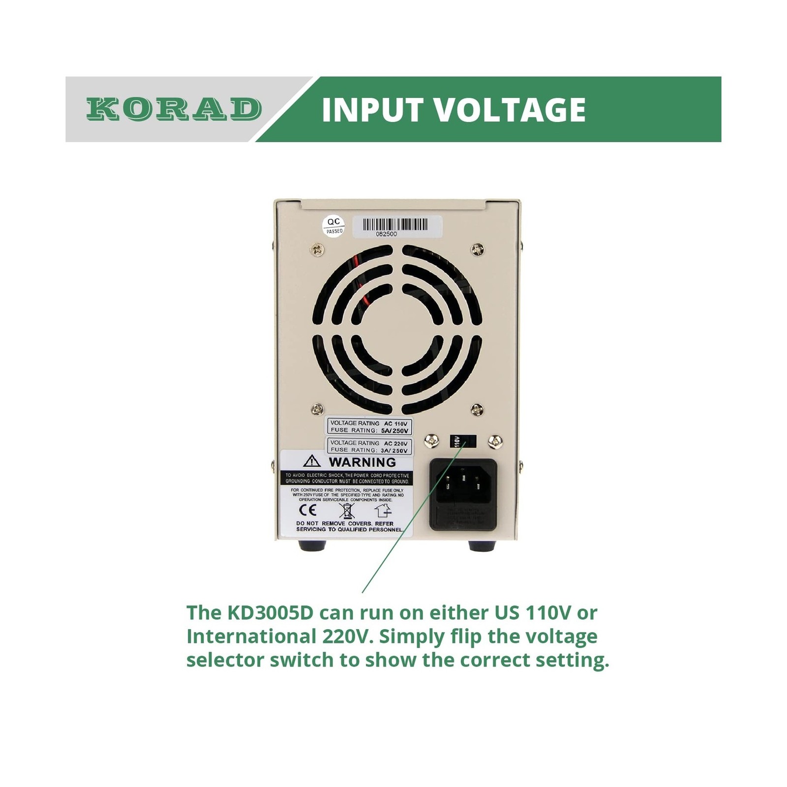 KORAD KD3005D - Precision Variable Adjustable 30V, 5A DC Linear Power Supply ...