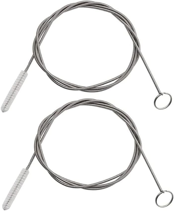 Extra Long Pipe Tube Cleaner Fridge Drain Dredging Tool Flexible White