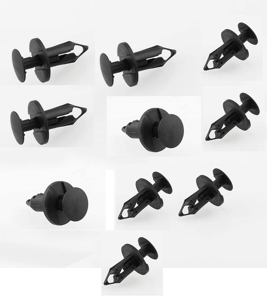 Tesla Model 3 Front Bumper Fascia Push Clips, Improved Version, 2017-2026