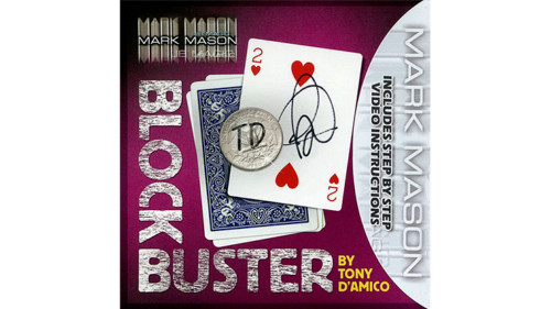 BLOCK BUSTER Red (Gimmick and Online Instructions) by Tony D'Amico - Trick