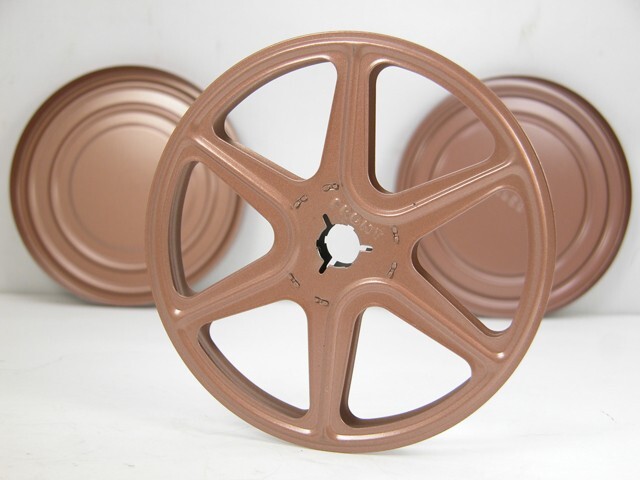 New 200 Foot Super-8 METAL FILM REEL With Film Can