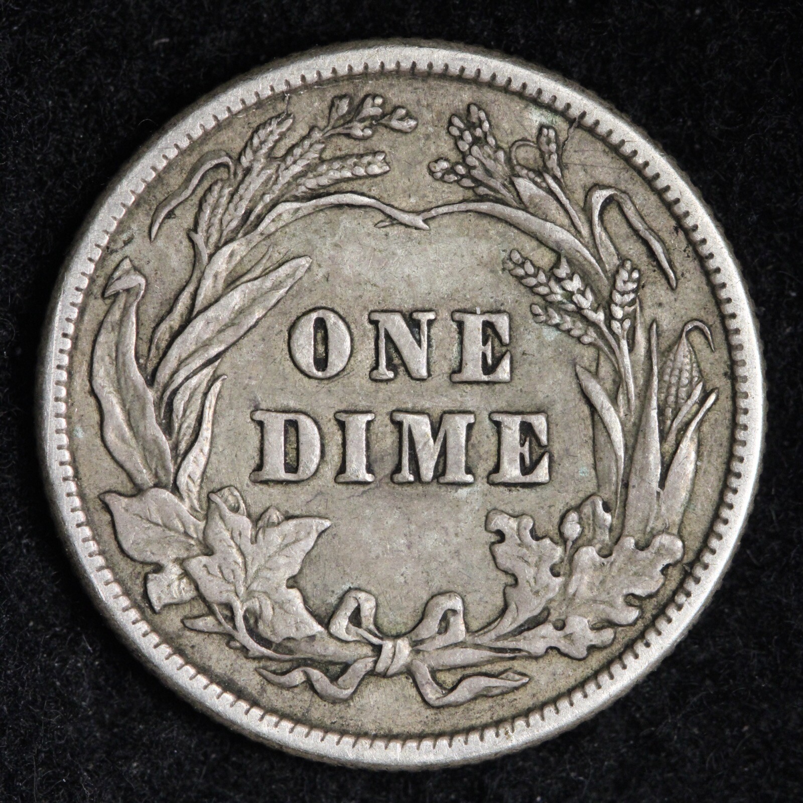 1915 Barber Silver Dime CHOICE AU E337 WNP