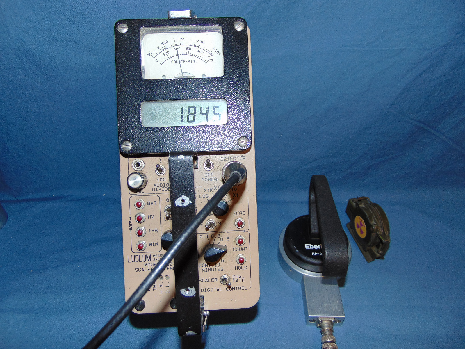 Thermo Eberline HP210L Pancake GM Radiation Detector
